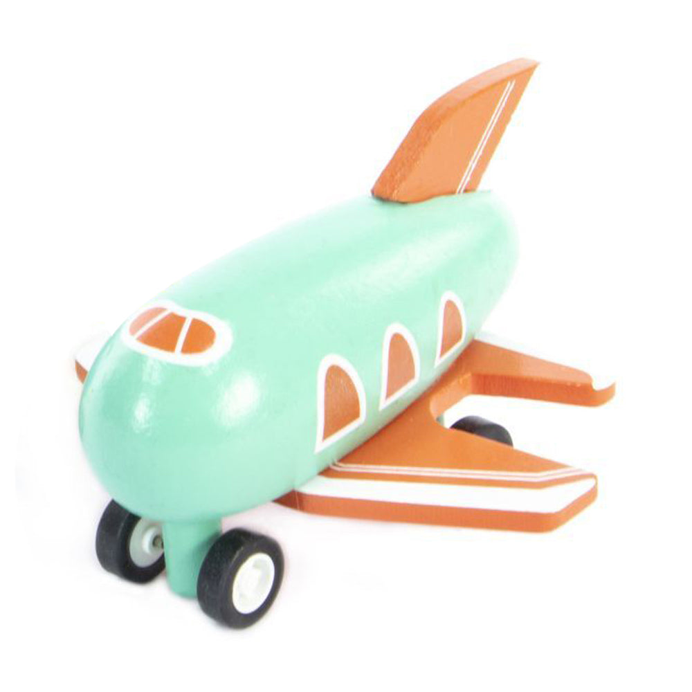 3PK Majigg 10cm Mini Airplanes Kids Wooden Toy Assorted