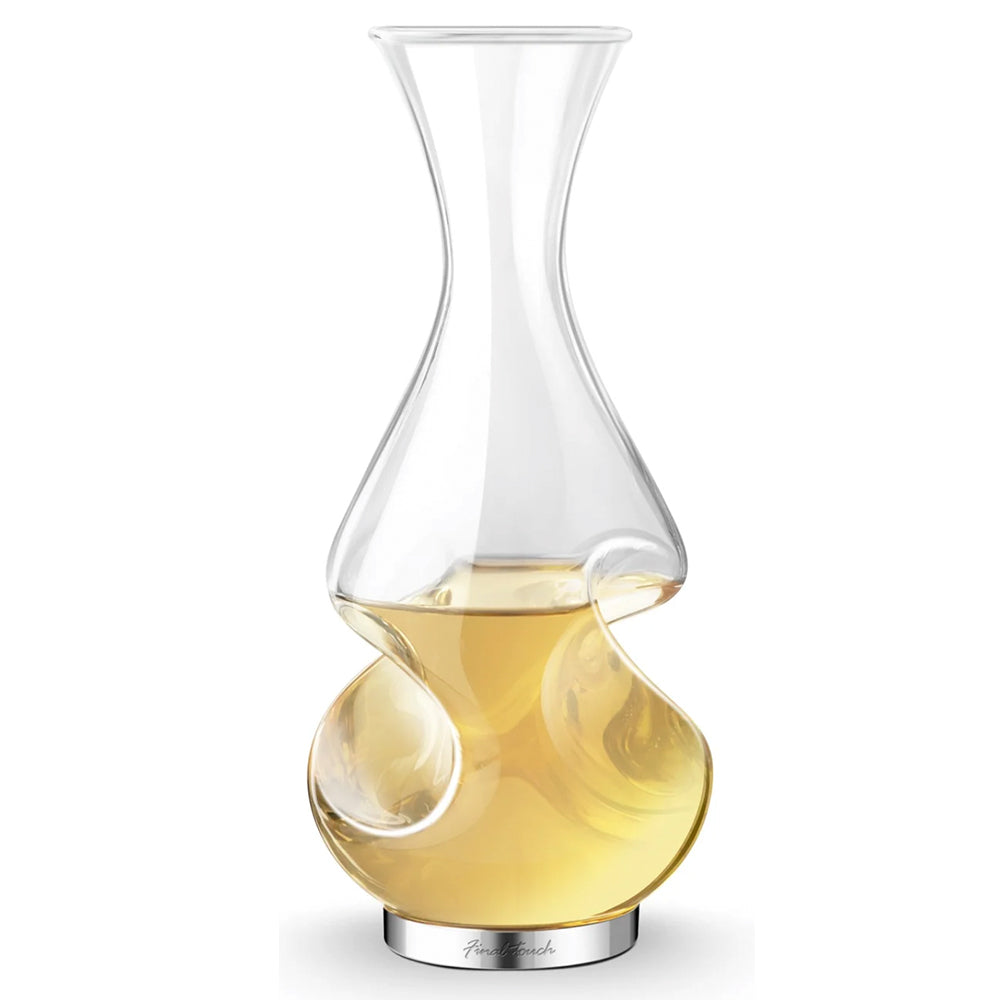 Final Touch Conundrum 375ml Aerator Glass Decanter - Clear