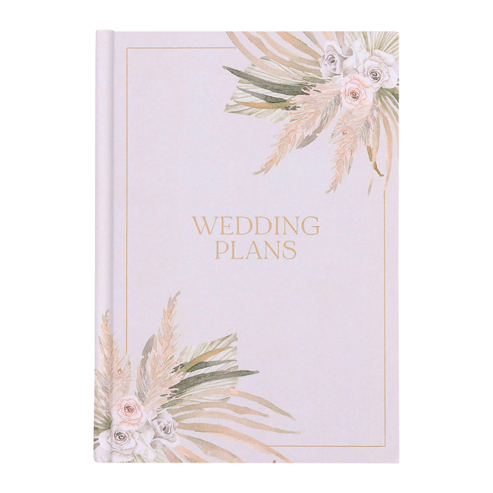 2PK Splosh Floral Wedding Planner Organiser Diary Book 15x21cm