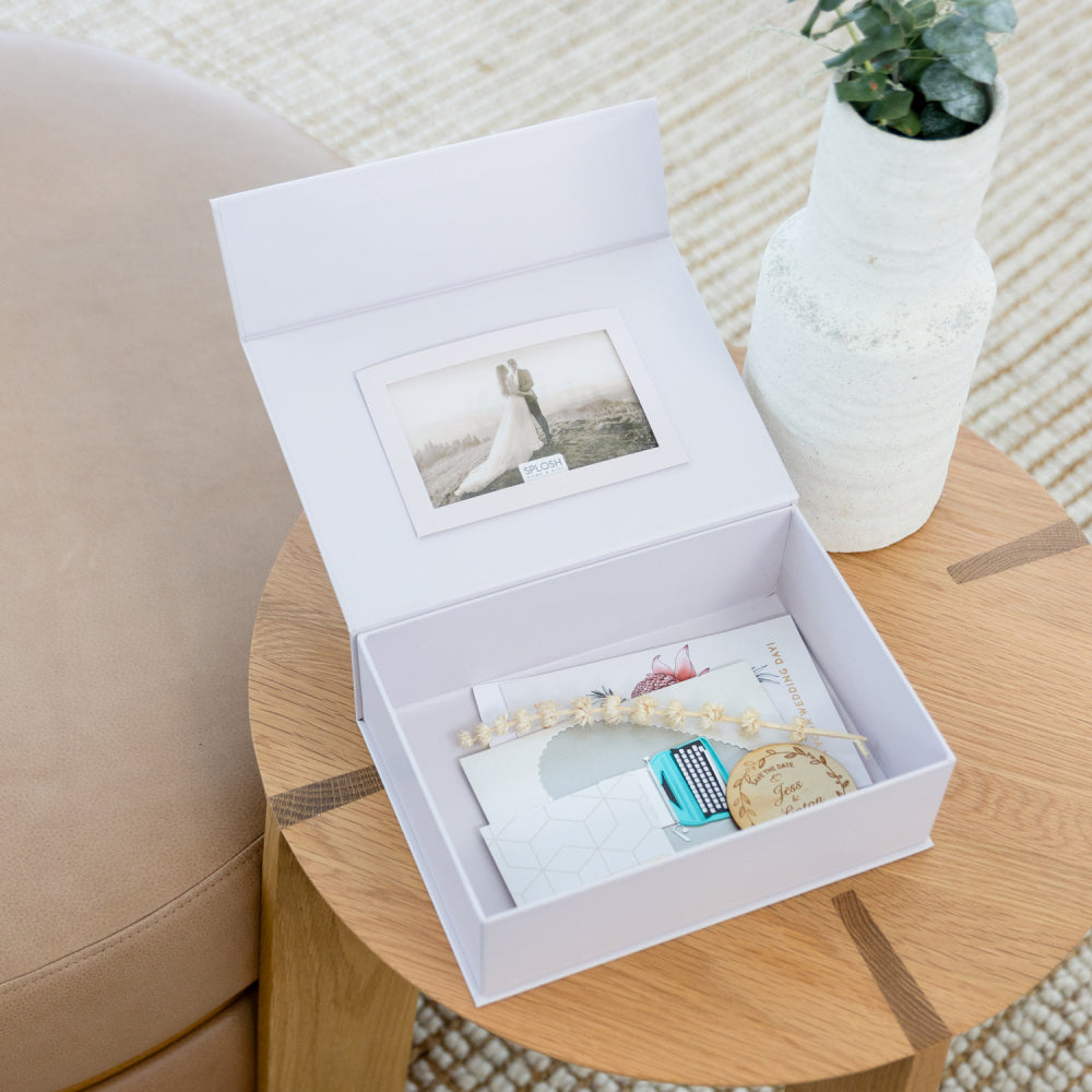 Splosh Floral Our Wedding Memories Keepsake Box 25x18cm