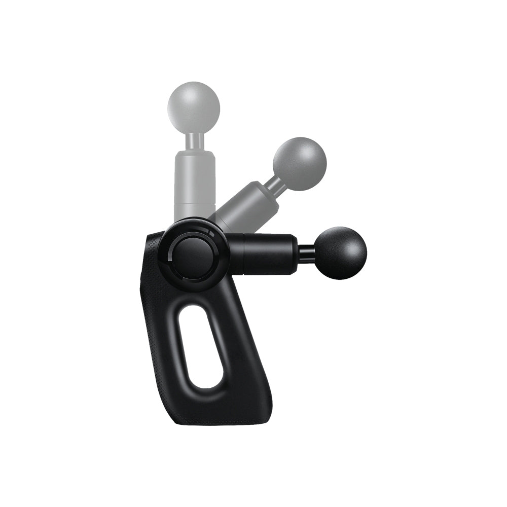 Wellcare Impact Therapy Massage Gun w/ Interchangable Head Black