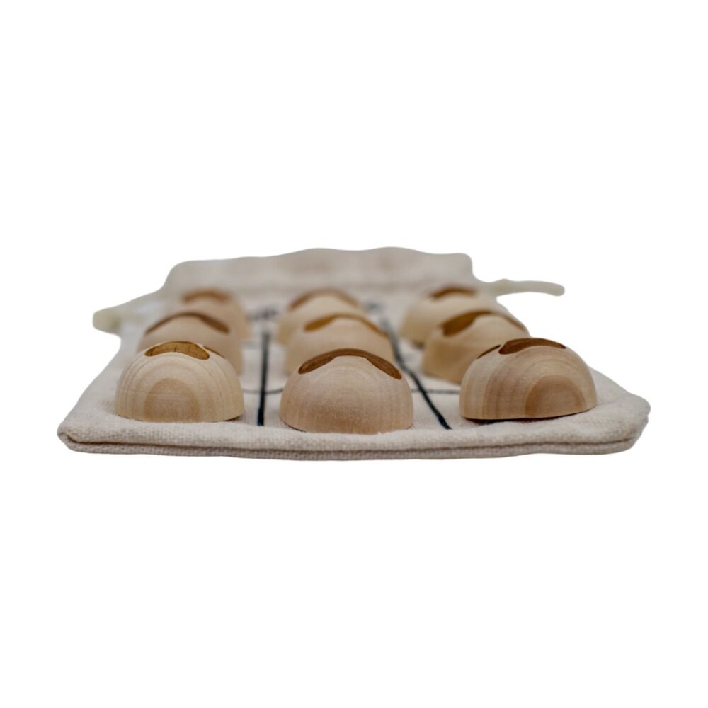 9pc Karson Paw & Bones Tic Tac Toe Game Set w/ Fabric Bag 13x18x1.6cm