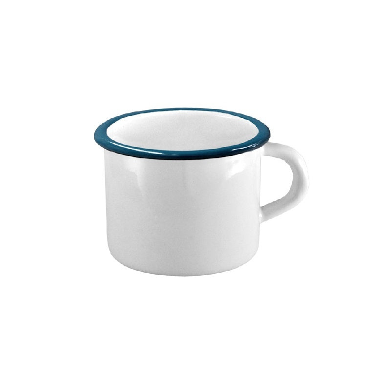 4PK Urban Style Enamel 360ml Coffee Mug w/ Handle White