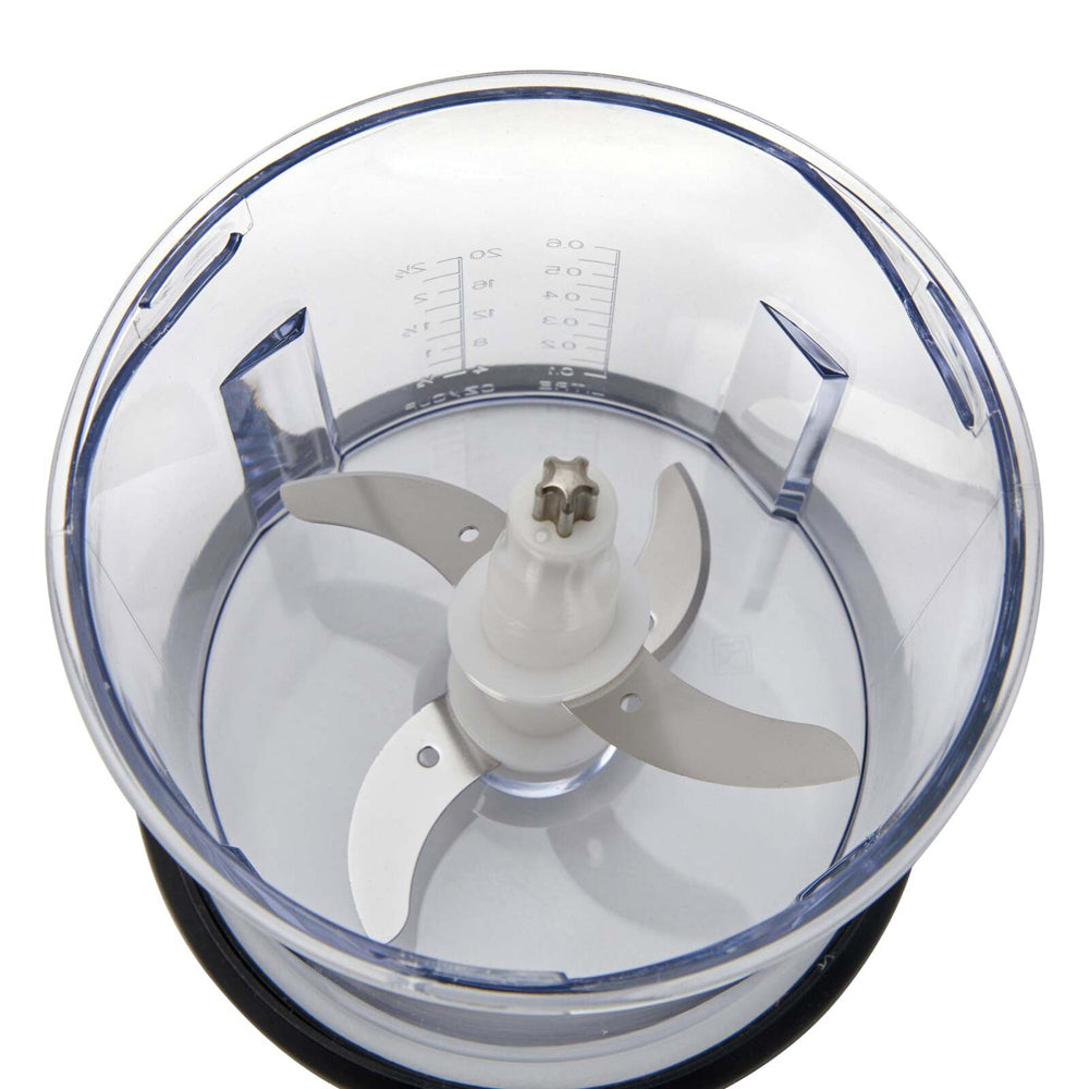 Westinghouse 600ml Food Chopper/Processor Black Stainless