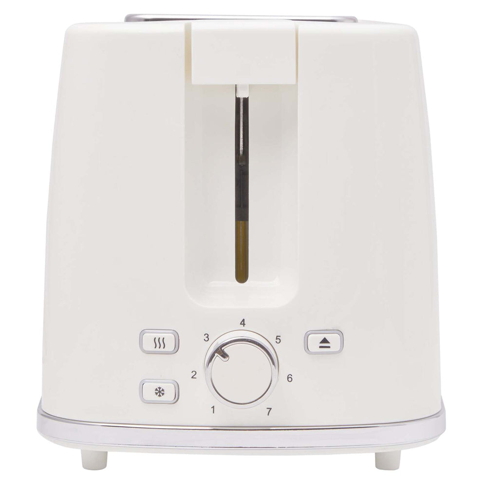 Westinghouse Electric Tea/Coffee Water Kettle 1.7L & 2 Slice Toaster White Set