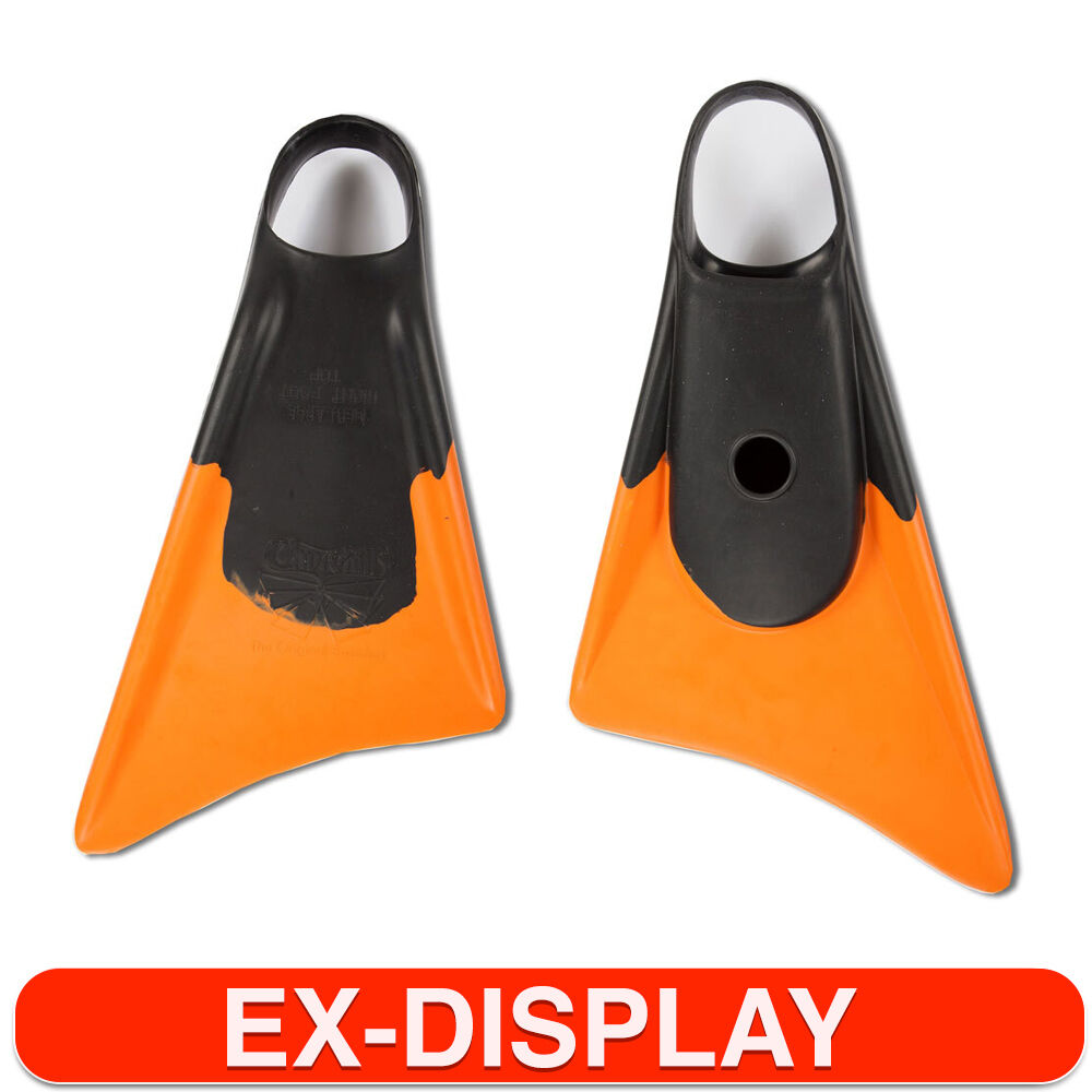Makapuu Scuba Swimming Fin US 11-12.5 Large - Black/Orange