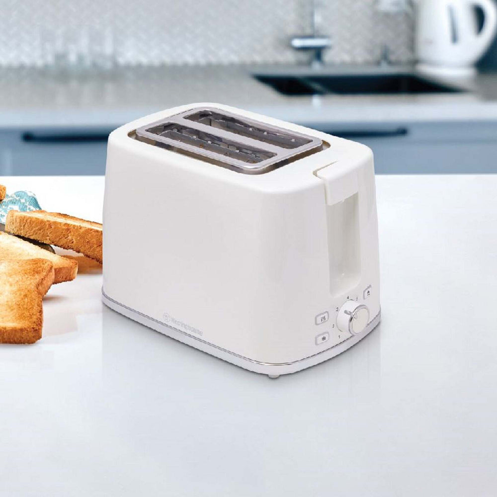 Westinghouse Electric Bread Toaster White 2 Slice