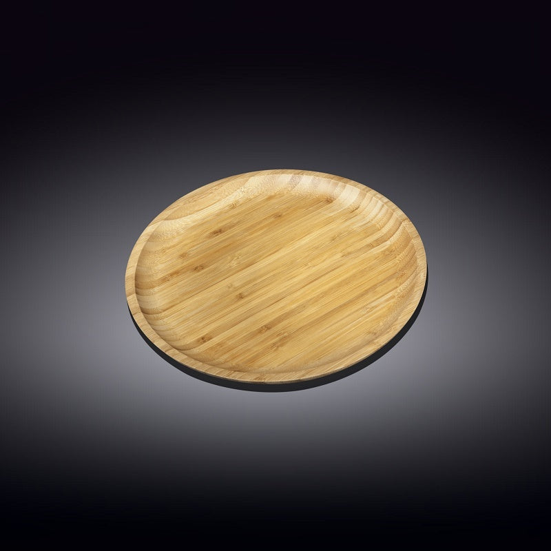 2x Wilmax England 15cm Round Food Plate Dish - Natural