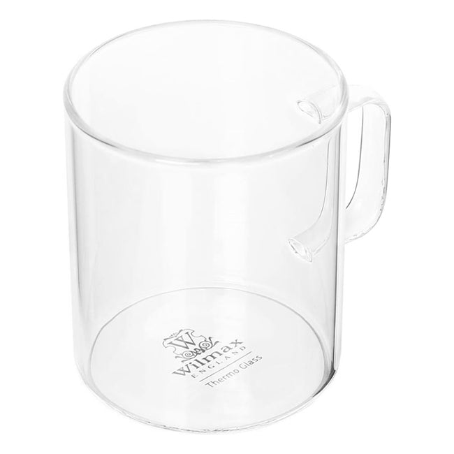 6pc Wilmax England 400ml Thermo Glass Cup Coffee Mug - Clear