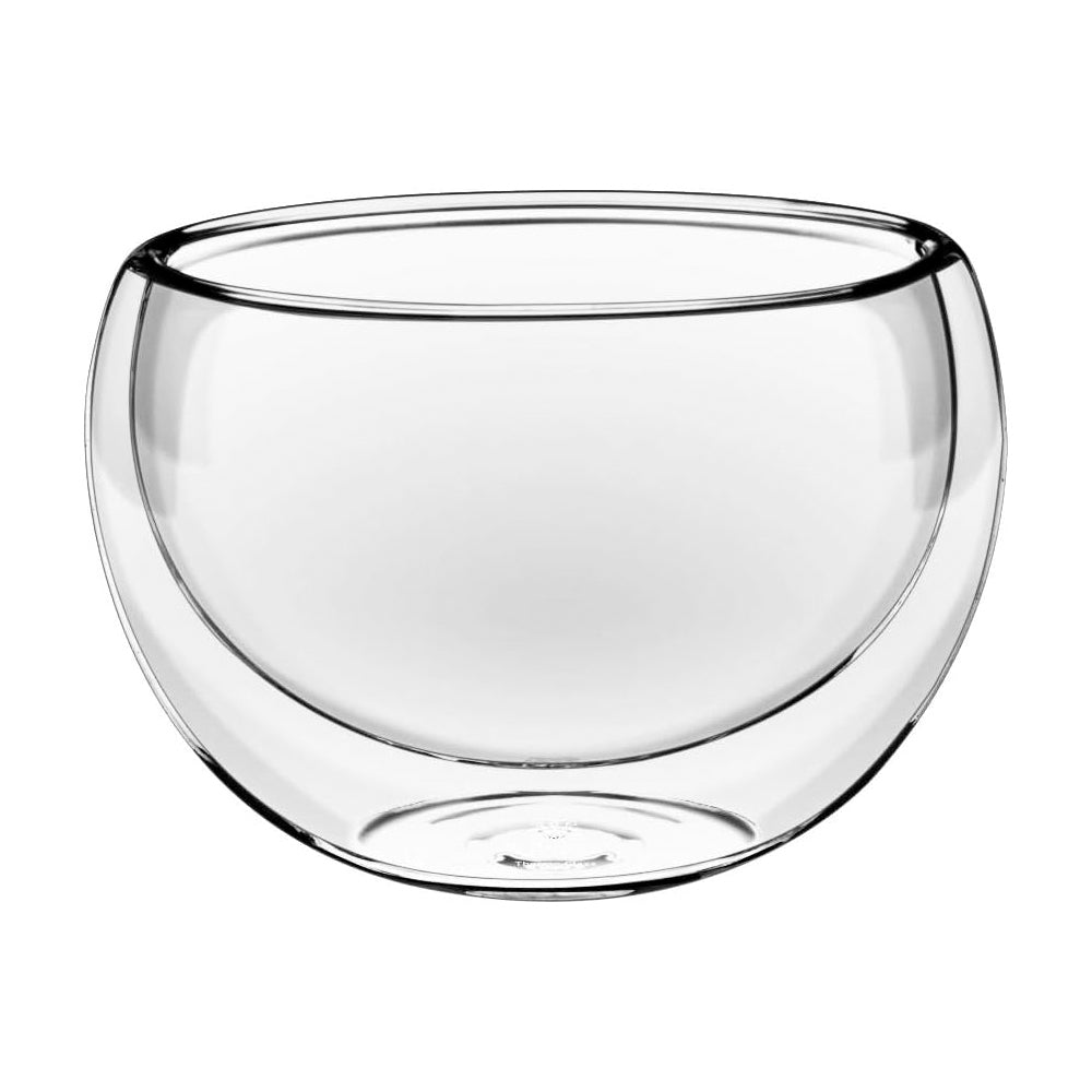6pc Wilmax England Thermo Glass 120ml Double Wall Bowl - Clear