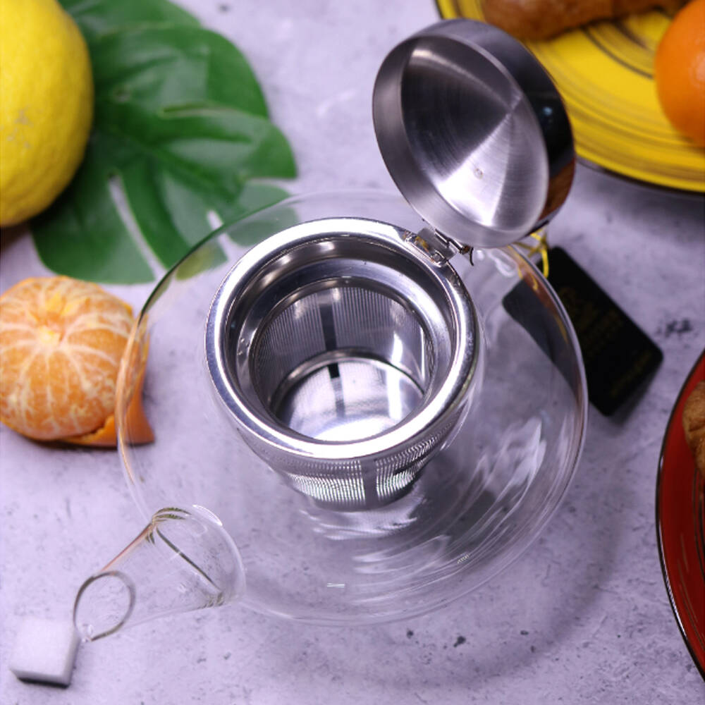 Wilmax England Thermo Glass 650ml Teapot w/ Handle - Clear