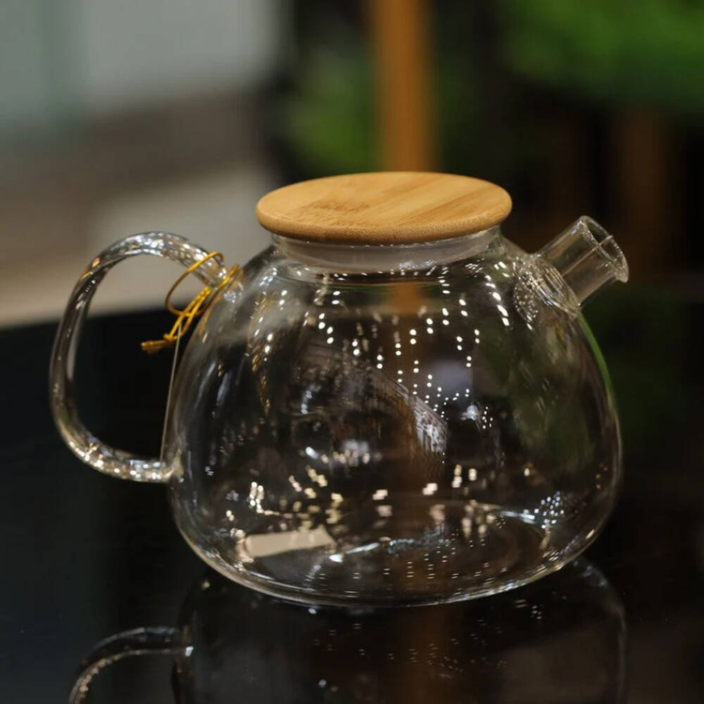 Wilmax England Thermo 1000ml Teapot w/ Lid - Clear