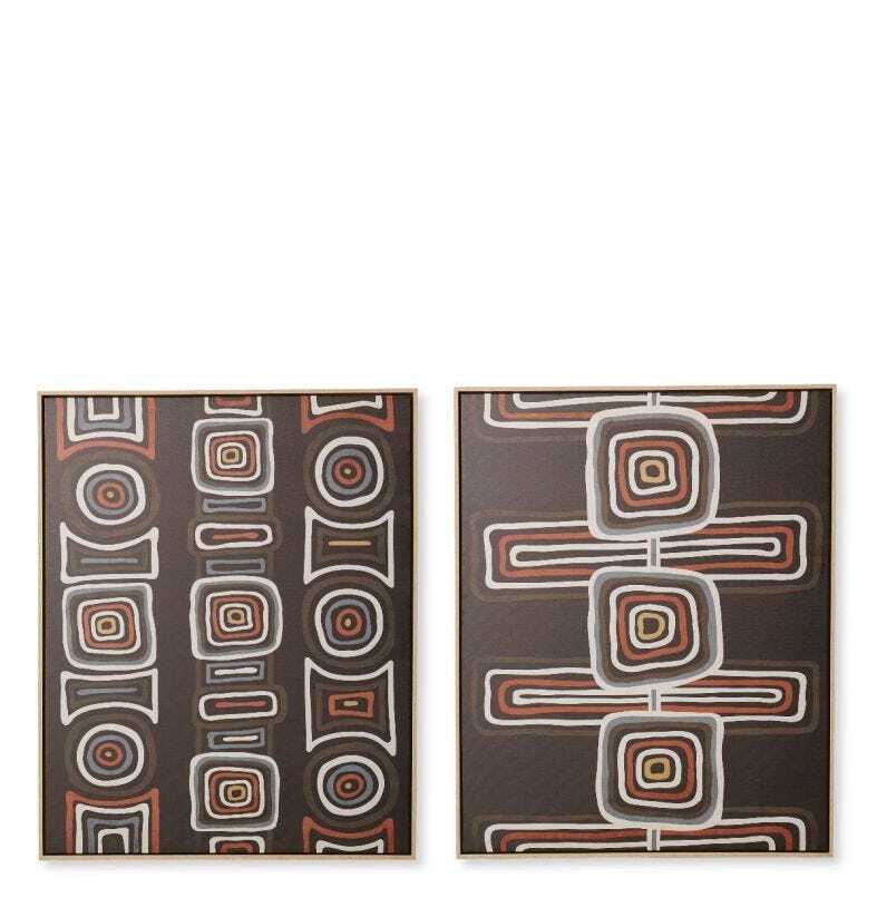 E Style 80x100cm Jaigo Canvas Wall Art Assorted