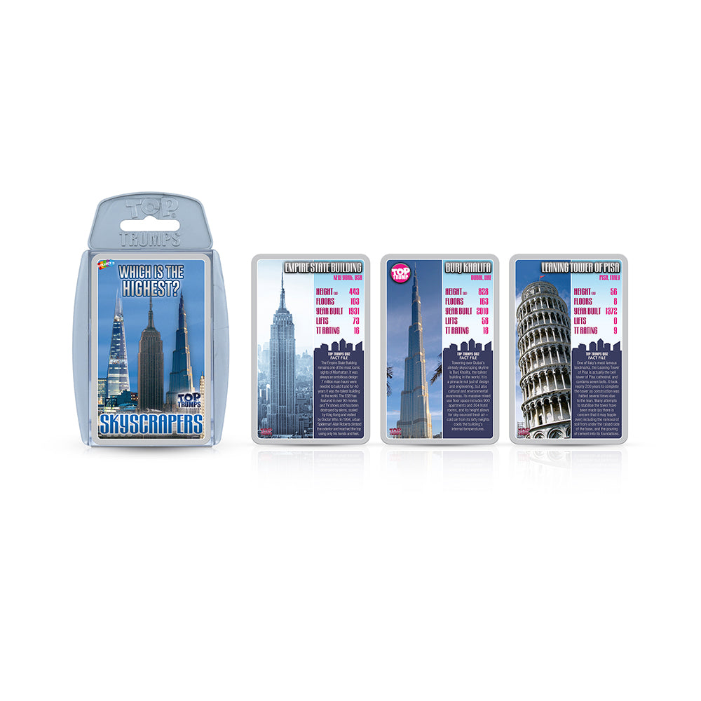 Top Trumps Skyscrapers Playing Card Game/Collection 5+