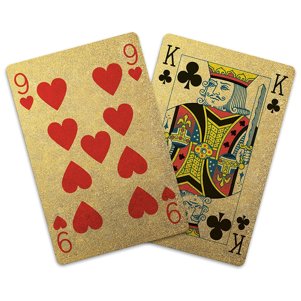 Waddingtons Gold Edition Traditional Plastic Playing Cards Deck 5y+