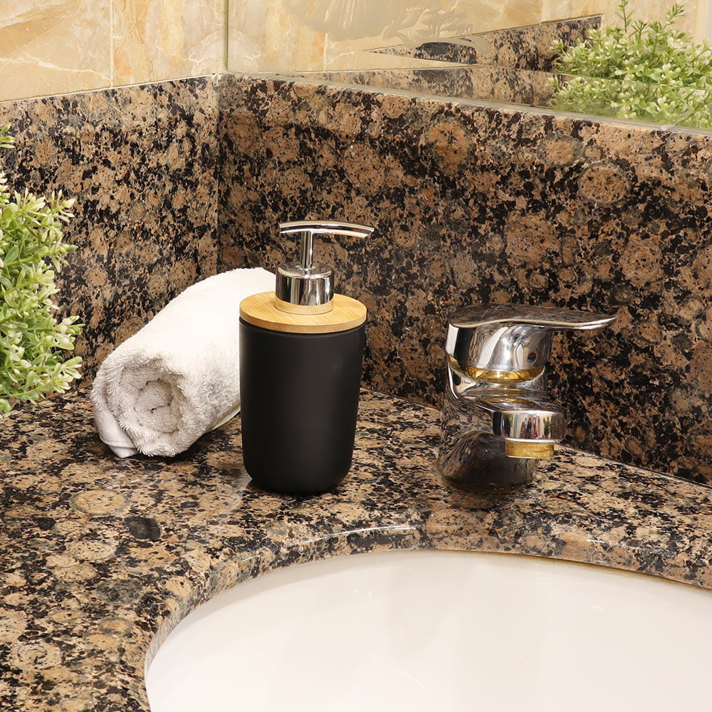 Eco Basics Soap Pump Bathroom/Sink Liquid Dispenser - Black