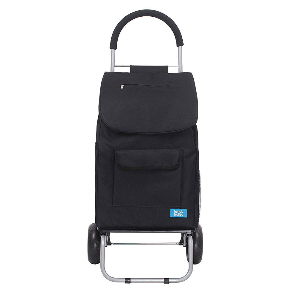 White Magic 3-in-1 Original 40L Handy Shopping Trolley Carry Bag - Black