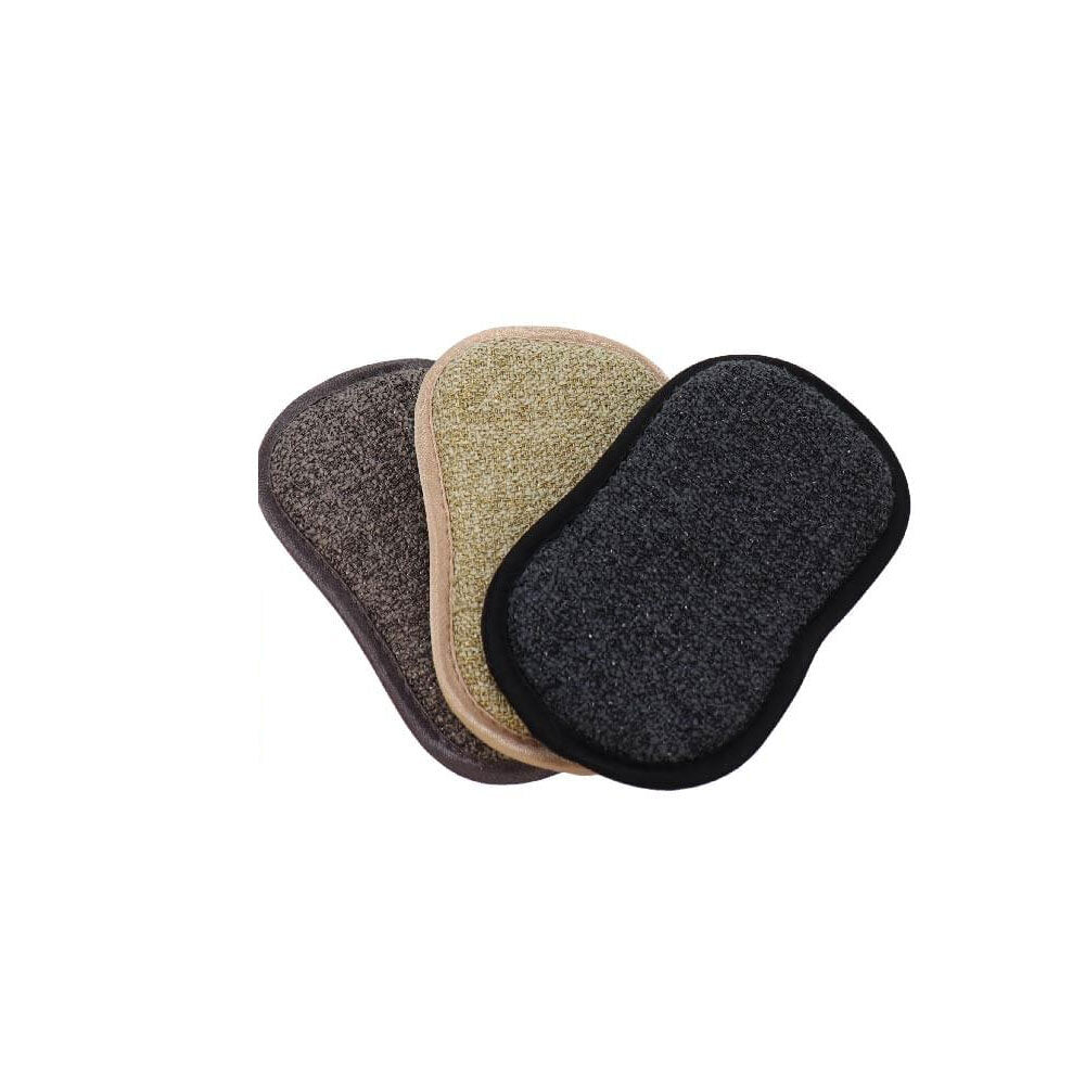 2x 3pc Eco Cloth Double-Sided Washing Up Cleaning Pad Set Neutral
