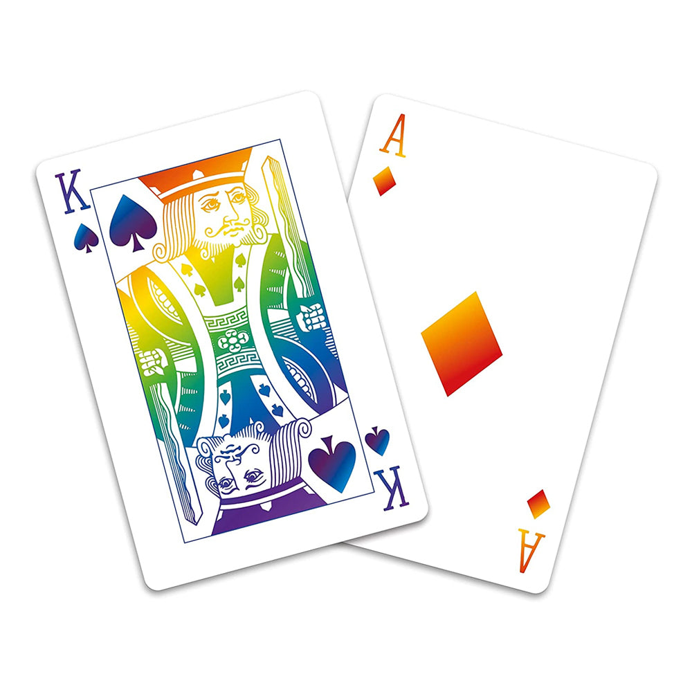 Waddingtons Rainbow Edition Traditional Playing Cards Deck 5y+