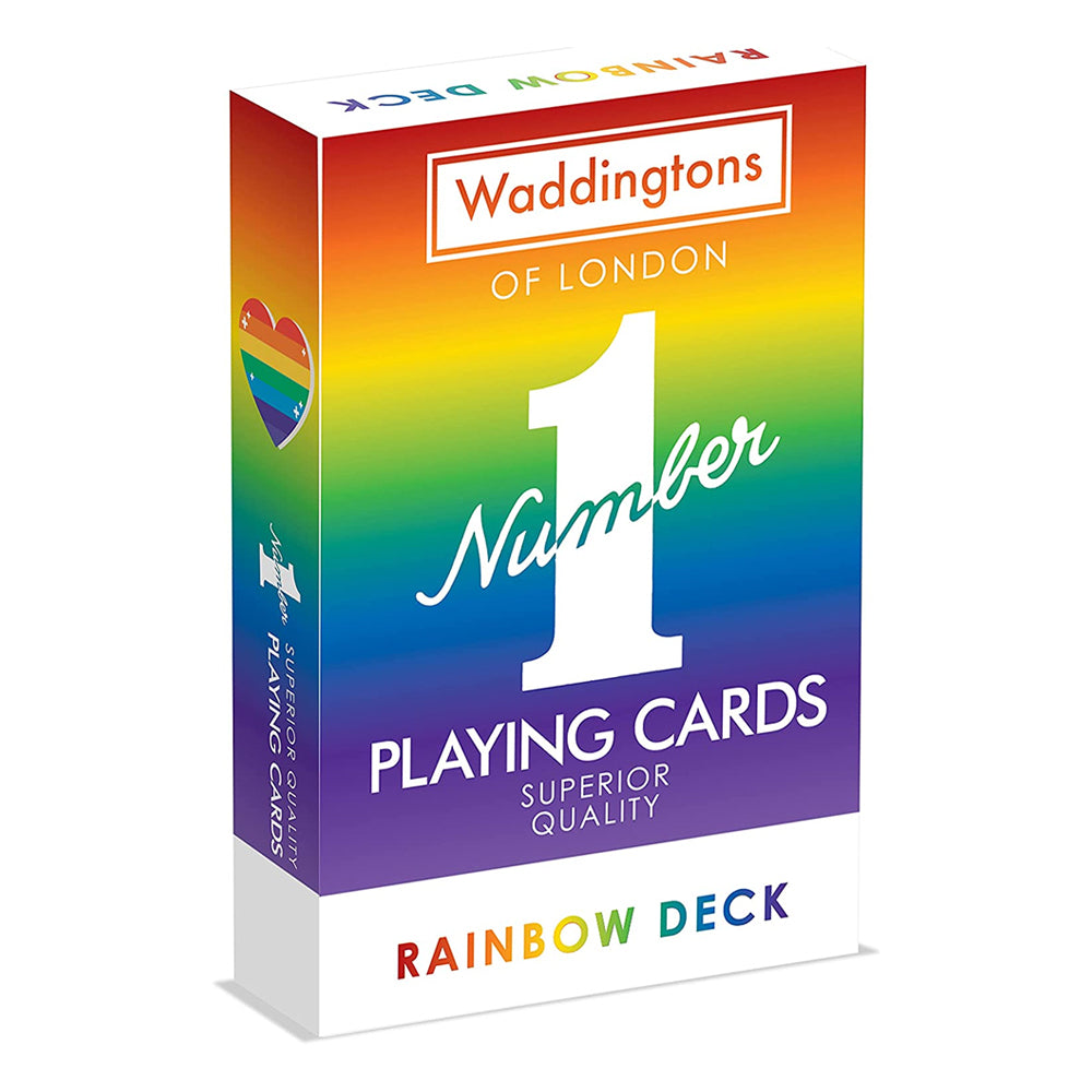 2PK Waddingtons Rainbow Edition Traditional Playing Cards Deck 5y+