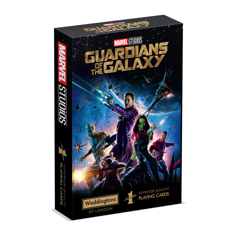 2PK Waddingtons No. 1 of London Playing Cards: Guardians of the Galaxy 5+