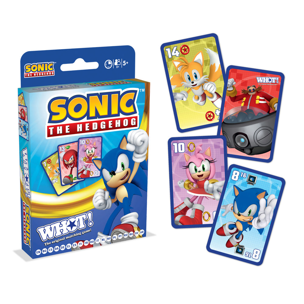 WHOT Sonic the Hedgehog Family Tabletop Themed Board Game 5+