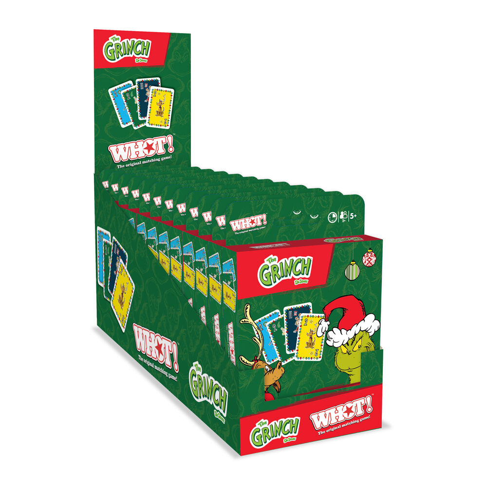 Whot! The Grinch Edition Family and Kids Fast Paced Card Game 5+