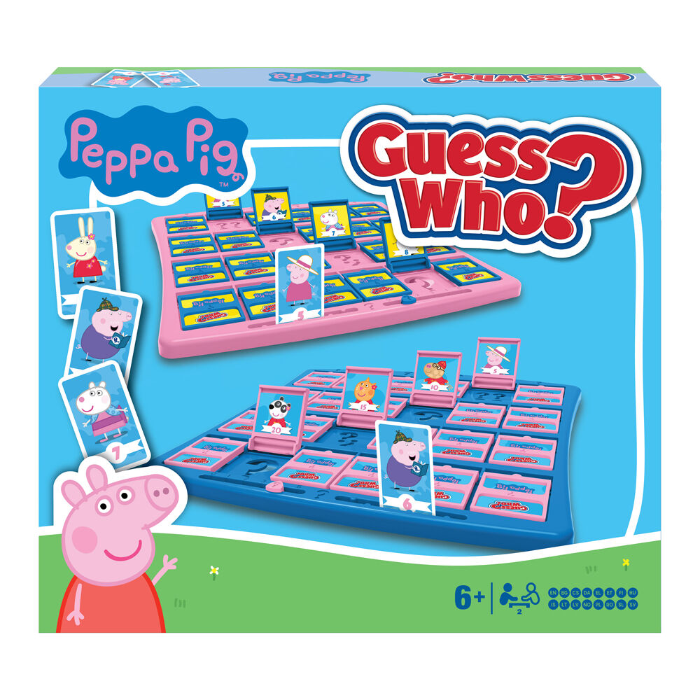 Guess Who Peppa Pig and Friends Edition Kids Guessing Board Game 6+