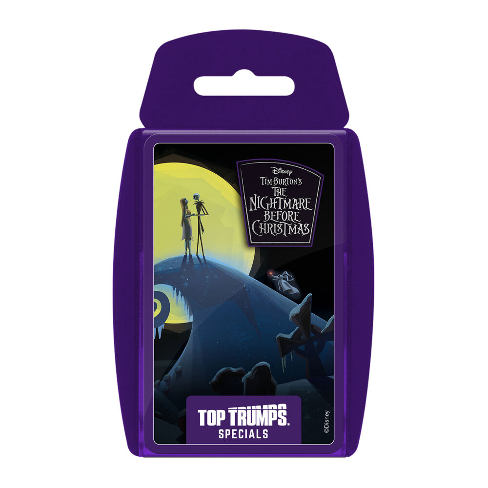 2PK Top Trumps Nightmare Before Christmas Edition Family and Kids Card Game 5+