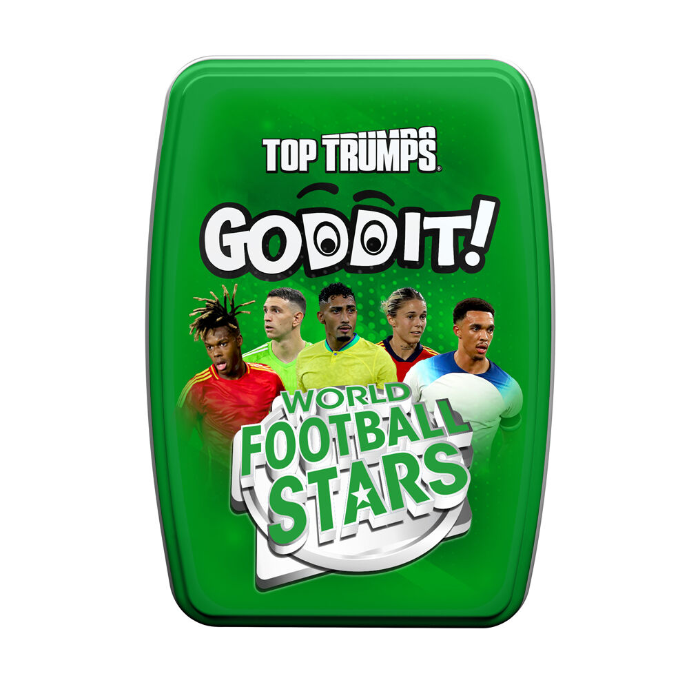 Top Trumps World Football Stars Edition GODDIT! Family and Kids Card Game 5+