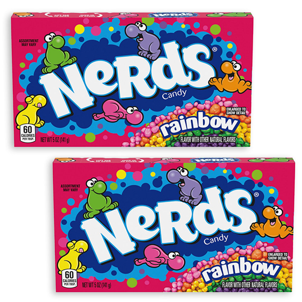 2x Wonka Nerds 141g Theatre Box - Rainbow