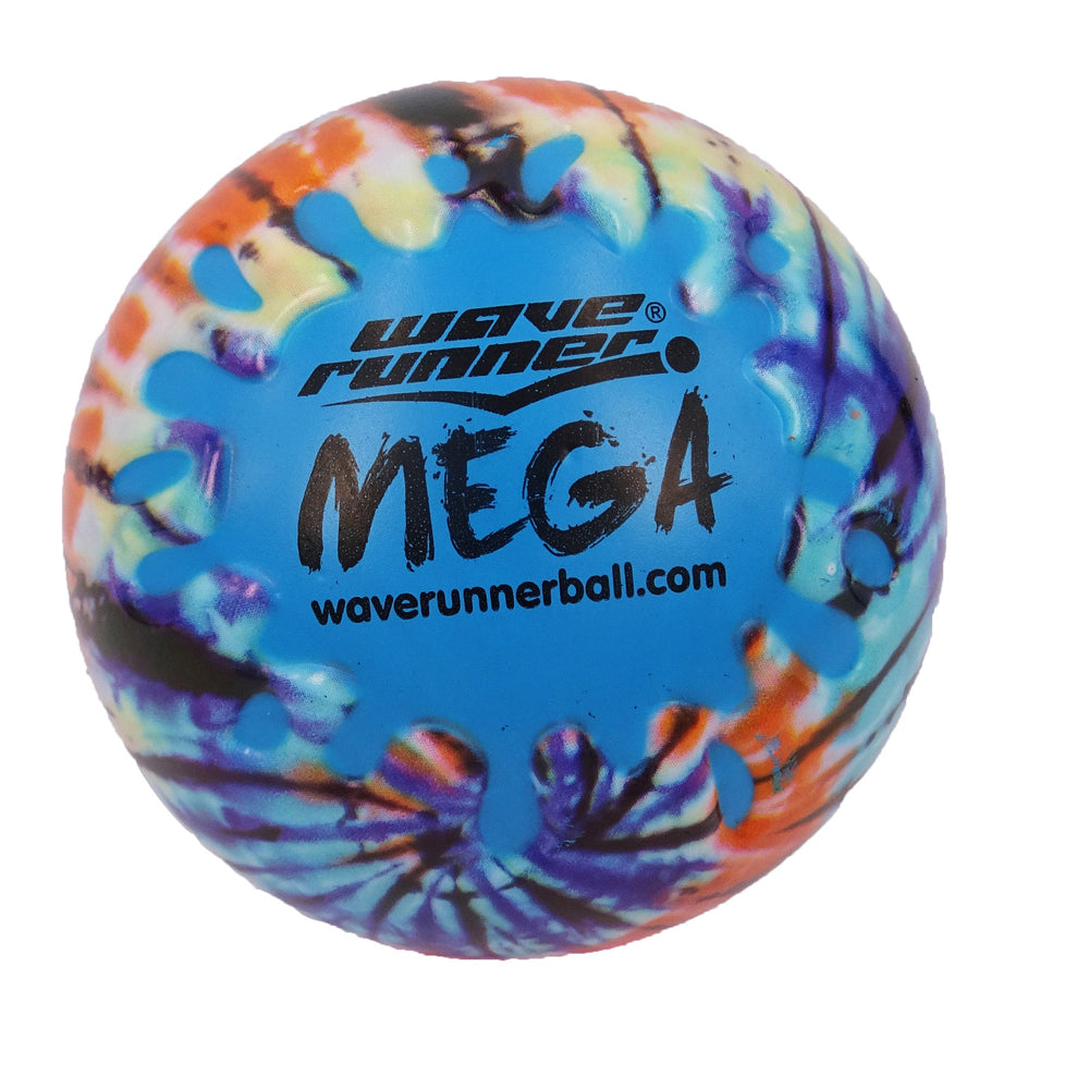3PK Wave Runner Tiedye Series Mega Water Skipping Ball - Assorted