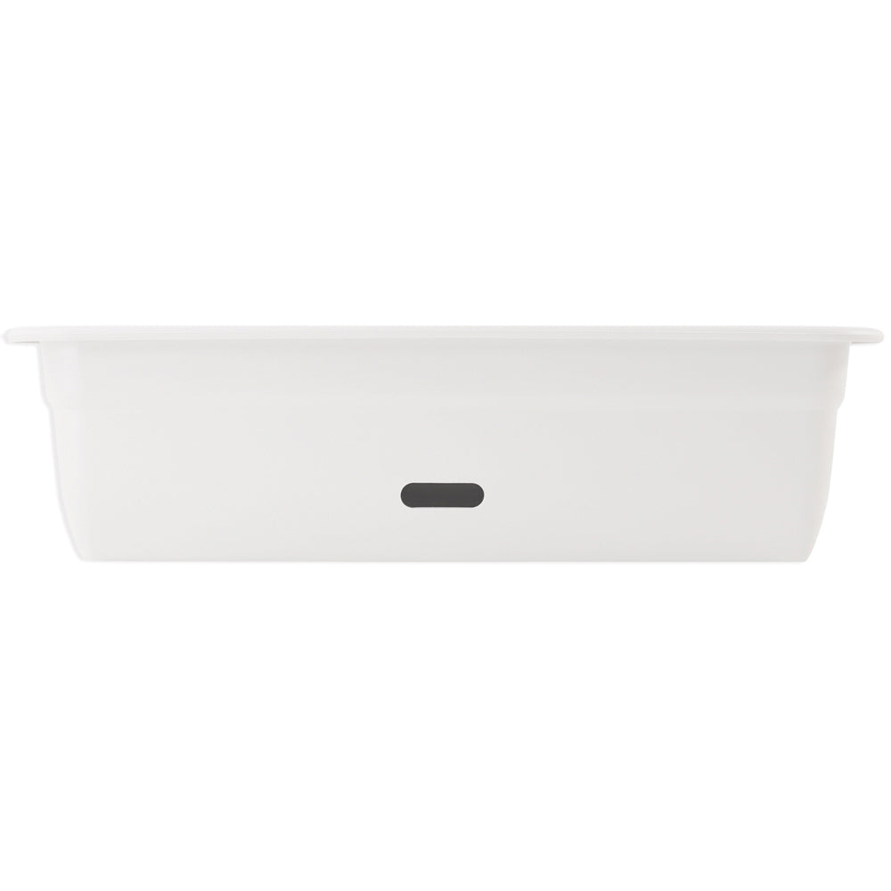 3PK Homeleisure WaterSaver Rectangle Pot Planter 60cm White Home Garden