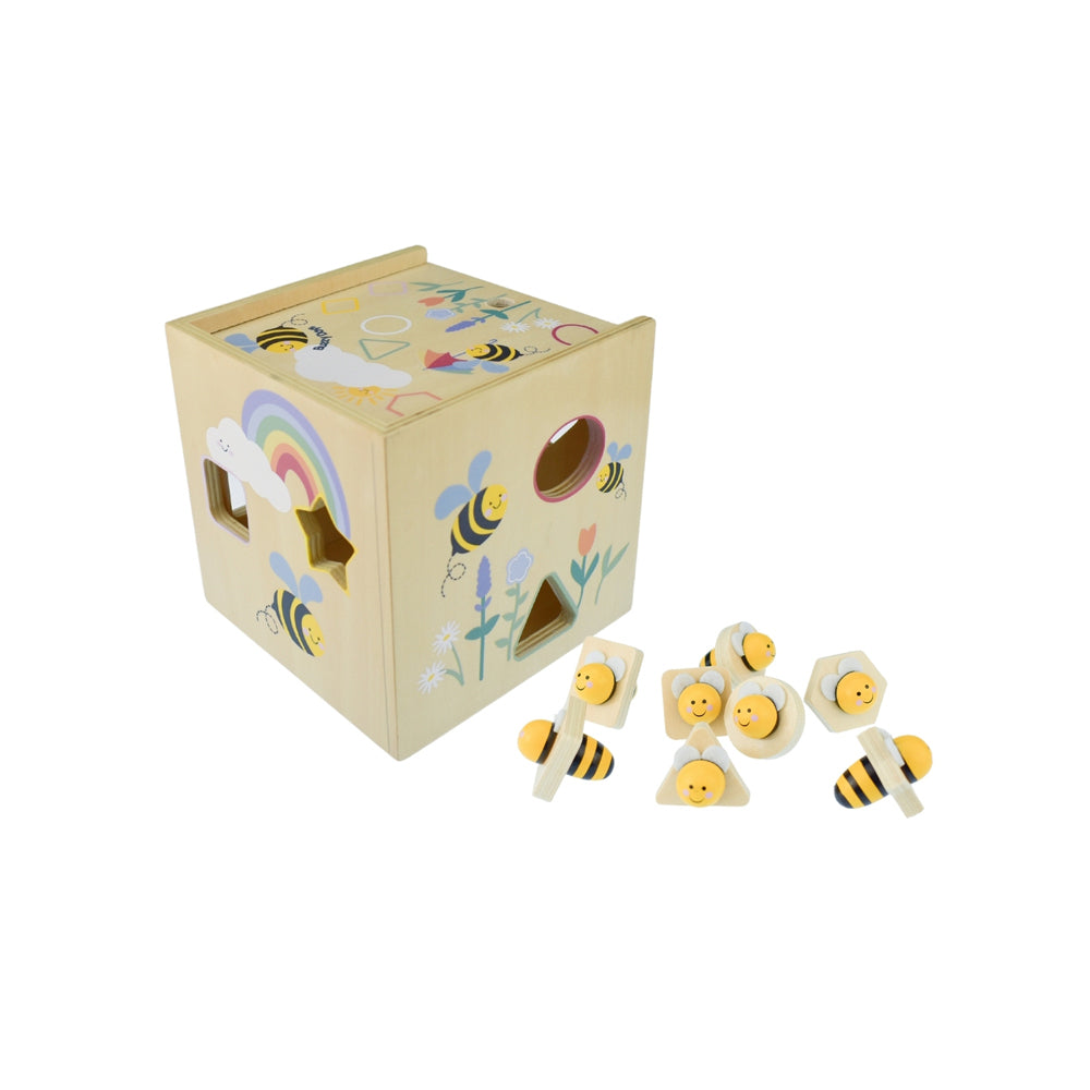 2PK Koala Dream Buzzy Days Bee Shape Sorter Kids/Childrens Toy 12m+