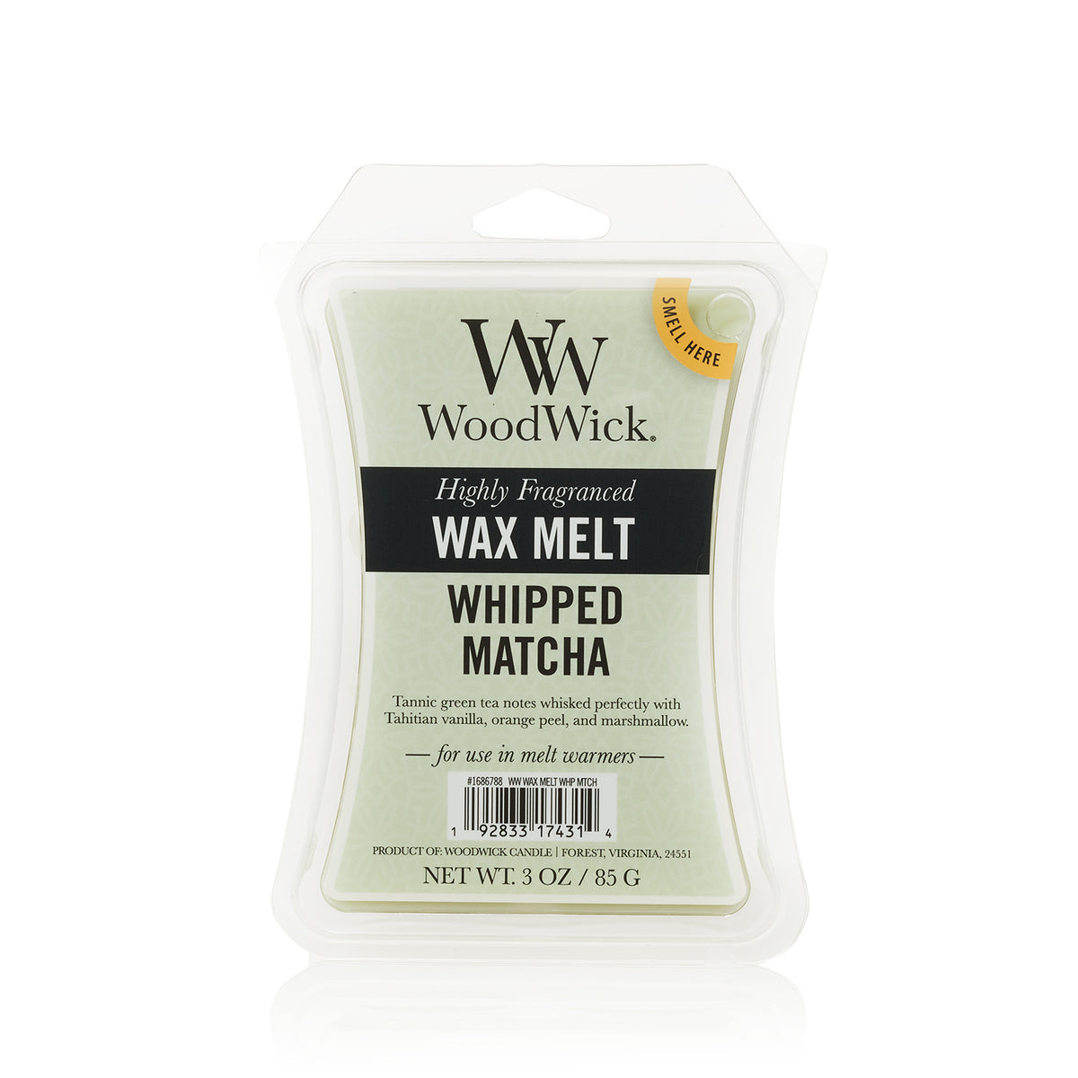 2x WoodWick Whipped Matcha Wax Melt Exquisite Fragrance