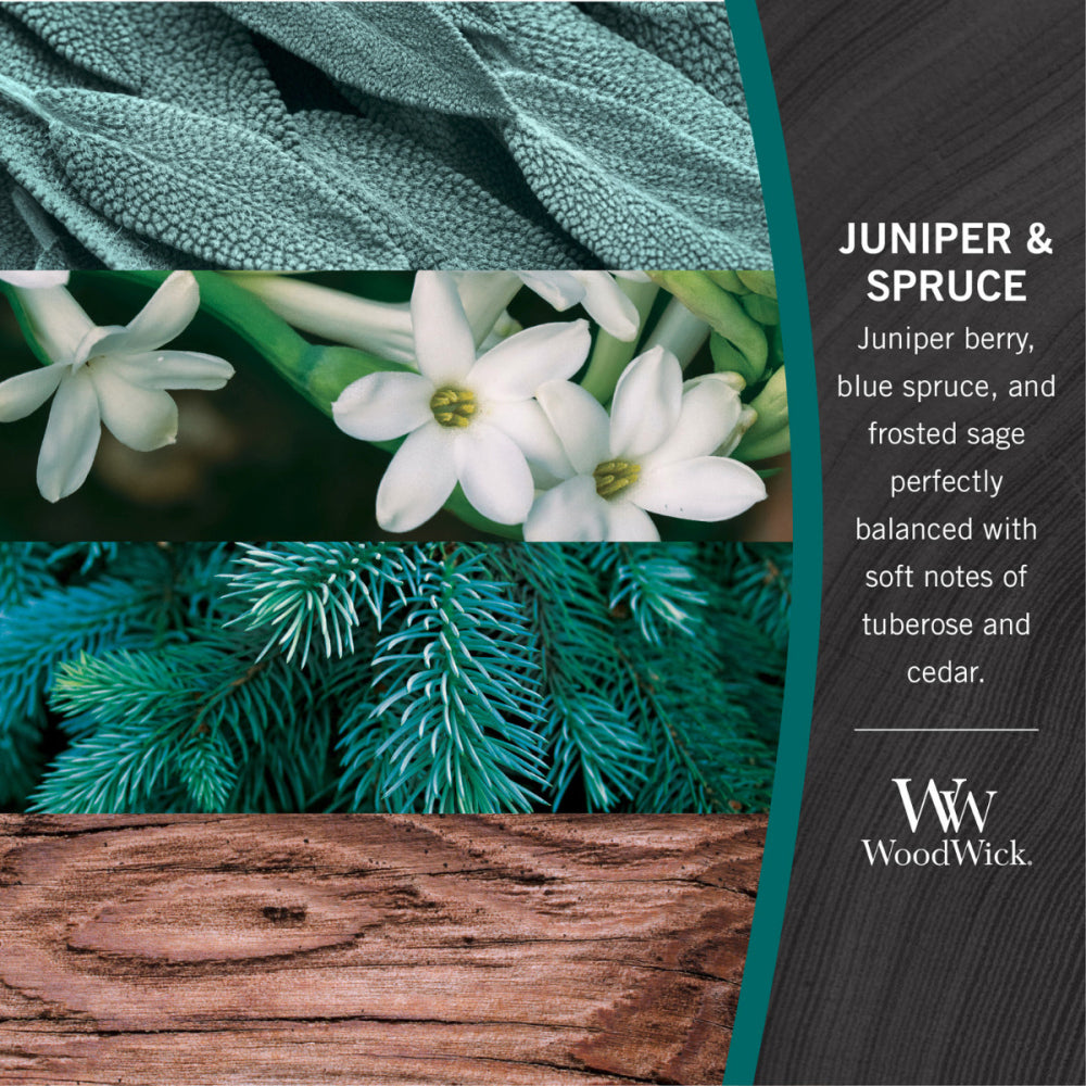 4PK WoodWick Juniper & Spruce Scented Wax Melt Cube 9.7oz