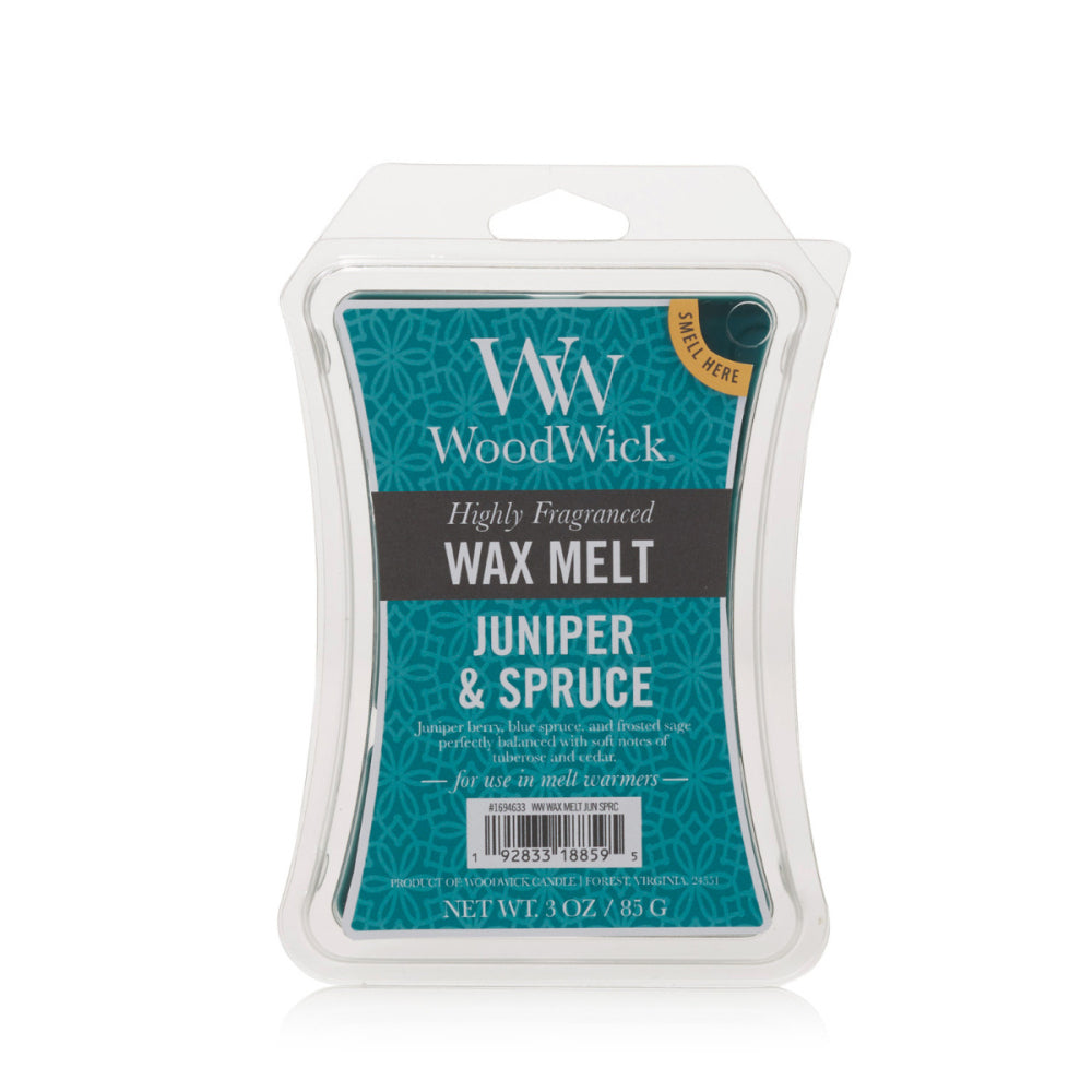 4PK WoodWick Juniper & Spruce Scented Wax Melt Cube 9.7oz
