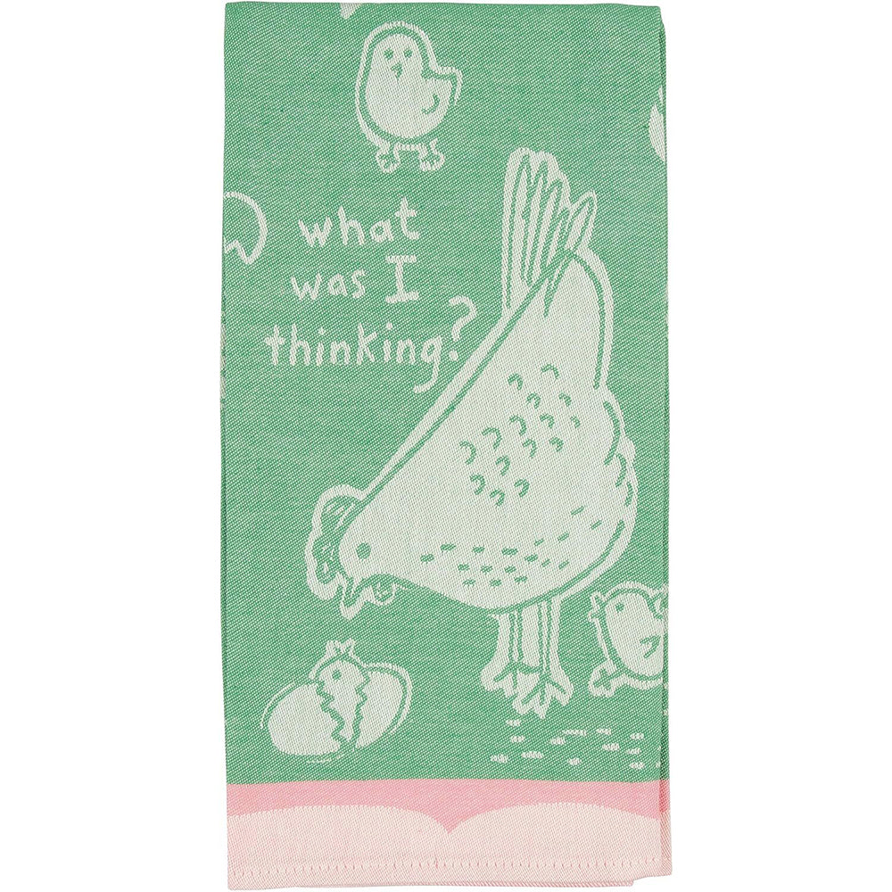 Blue Q What Was I Thinking Dish Towel Kitchen Cleaning/Drying Cloth