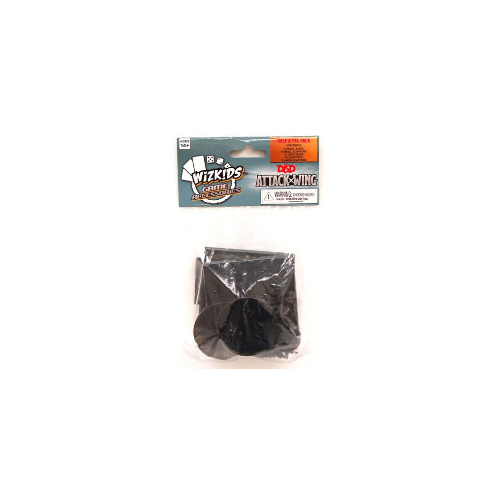 Dungeons & Dragons Attack Wing Base & Pegs Set Black