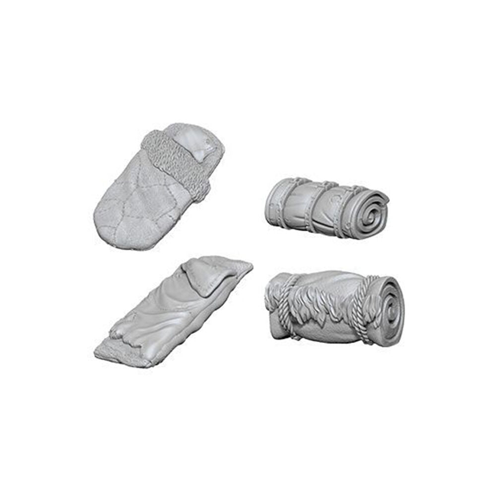 Wizkids Deep Cuts Unpainted Miniatures Bedrolls Figure Collectable Toy