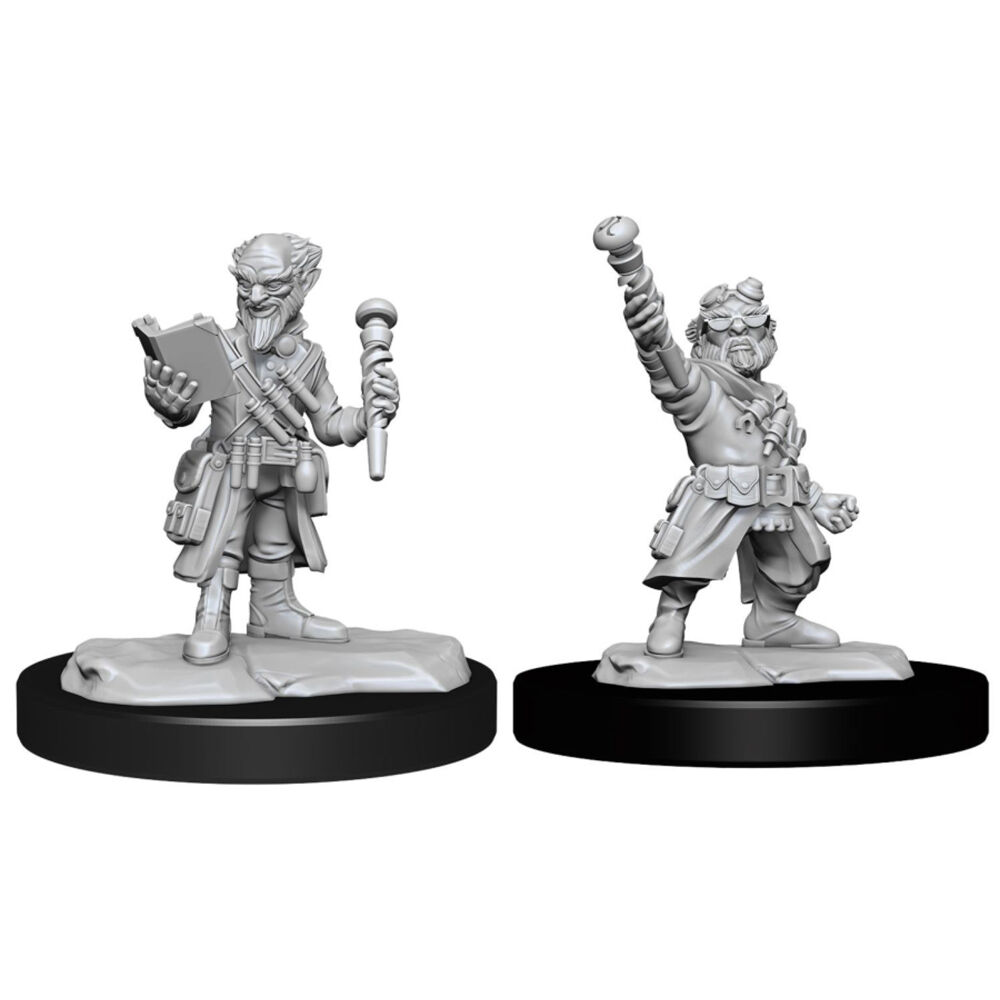 6x 2pc Dungeons & Dragons Nolzur's Marvelous Unpainted Miniatures Gnome Artificer Male