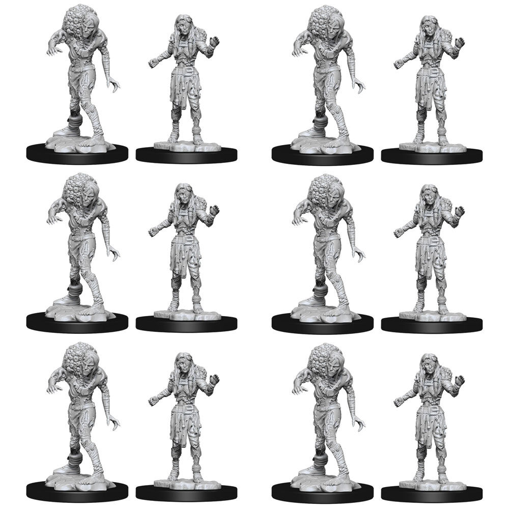 6x 2pc Dungeons & Dragons Nolzur's Marvelous Mini Drowned Assassin & Drowned Asetic