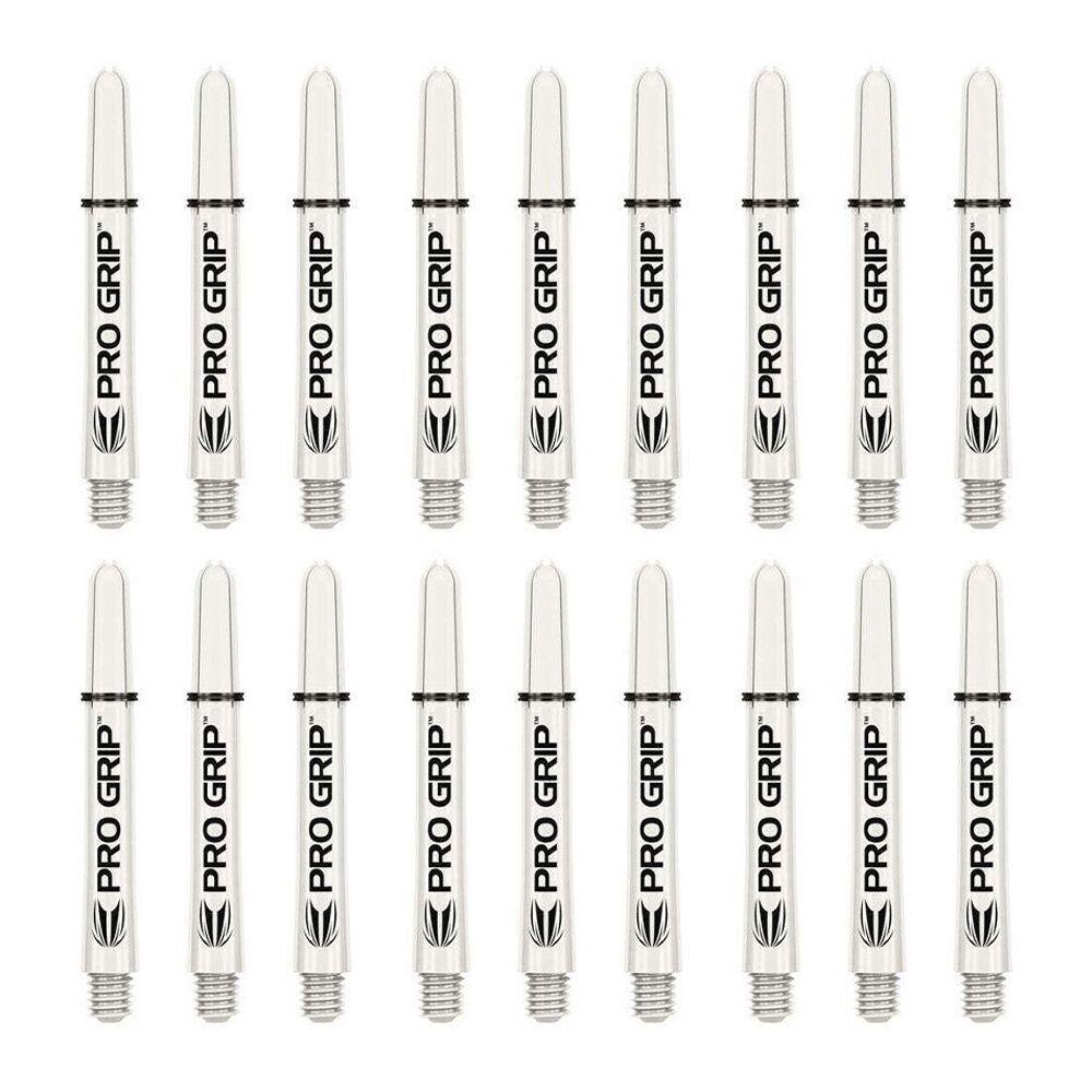 6x 3pc Target Pro Grip Shaft Dart Accessory Intermediate - White