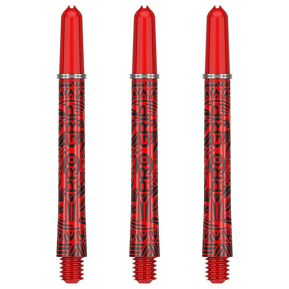 2x 3pc Target Pro Grip Ink Shaft Multipack Short - Red
