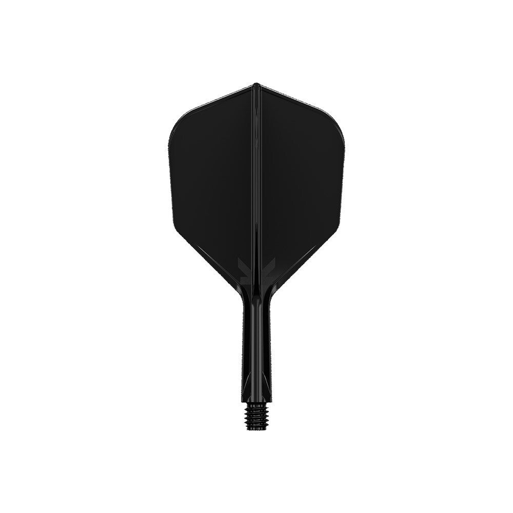 2x Target K-Flex Moulded Flight & Shaft No.6 Medium - Black