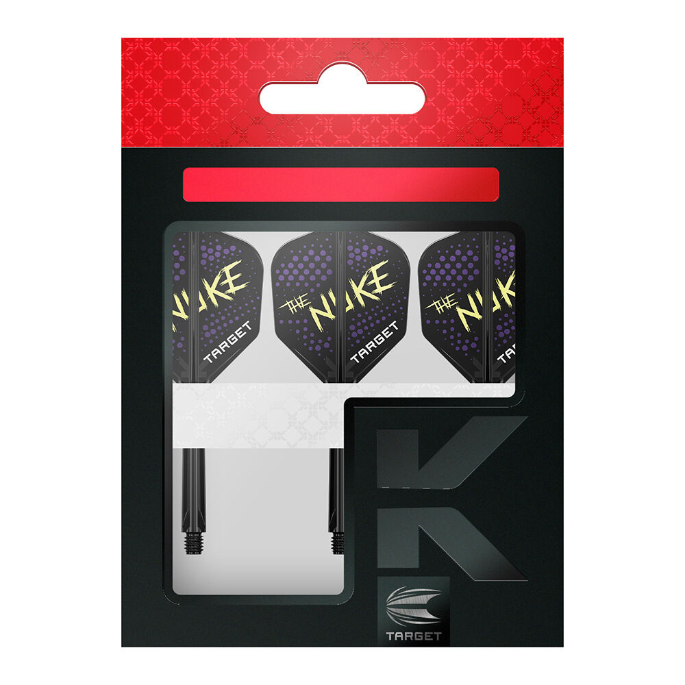3pc Target Luke The Nuke Littler K-Flex Dart Flight & Shaft No.6