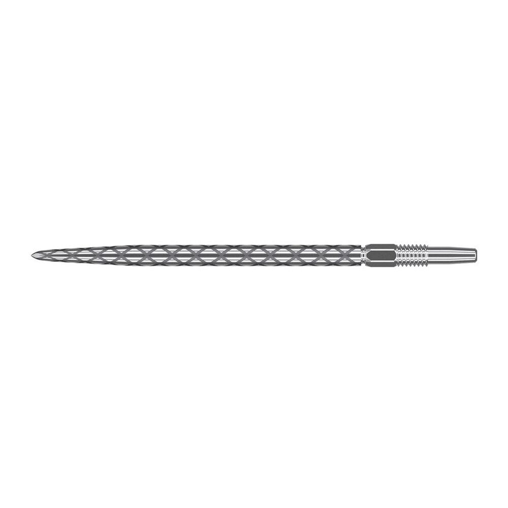 2x 3pc Target 30mm Diamond Pro Swiss Point For Darts SP Barrels - Silver