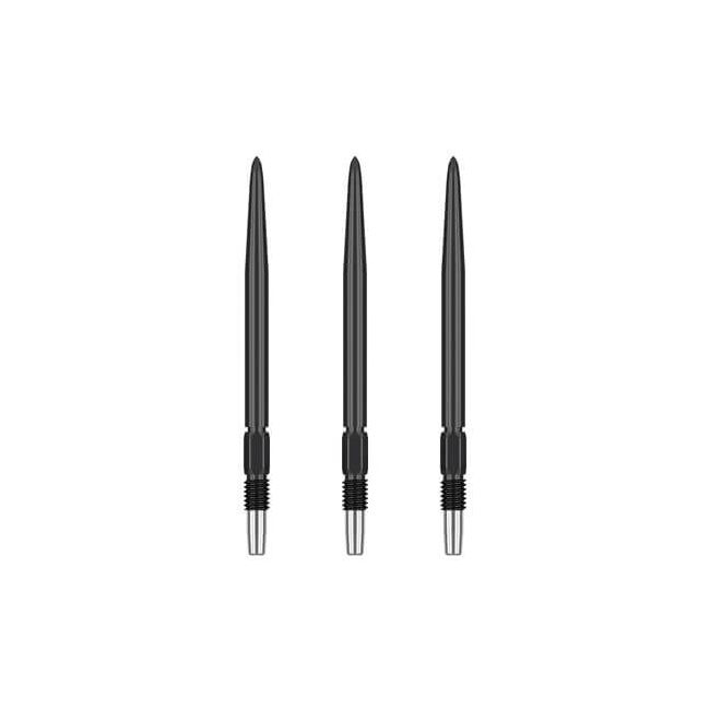 9pc Target Swiss Dart Point Pocket Size 30mm - Black