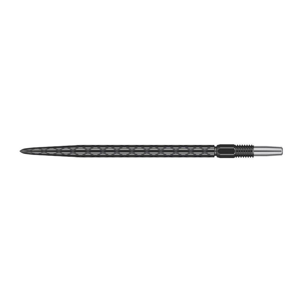 6pc Target Swiss Diamond Pro Dart Points 40mm - Black