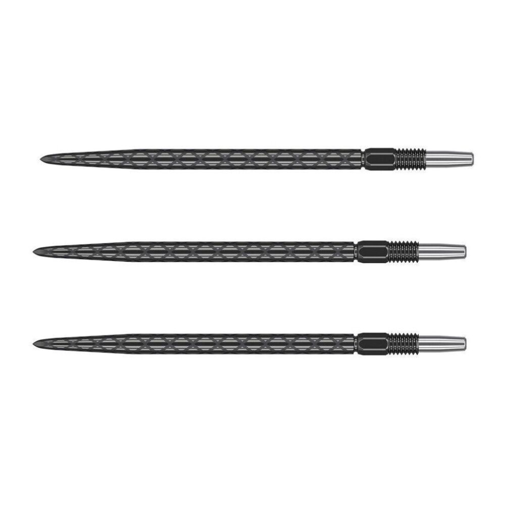 3pc Target Swiss Diamond Pro Dart Points 40mm - Black